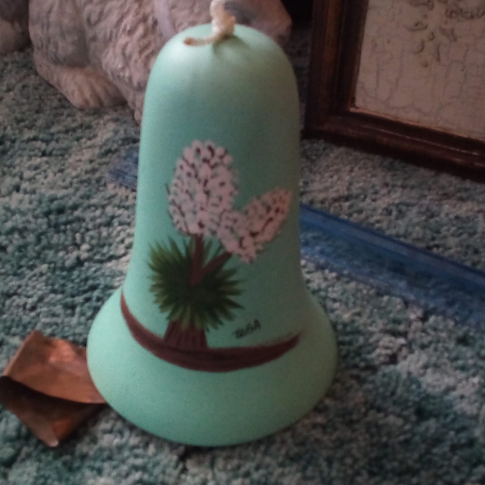 Ceramic Green Bell